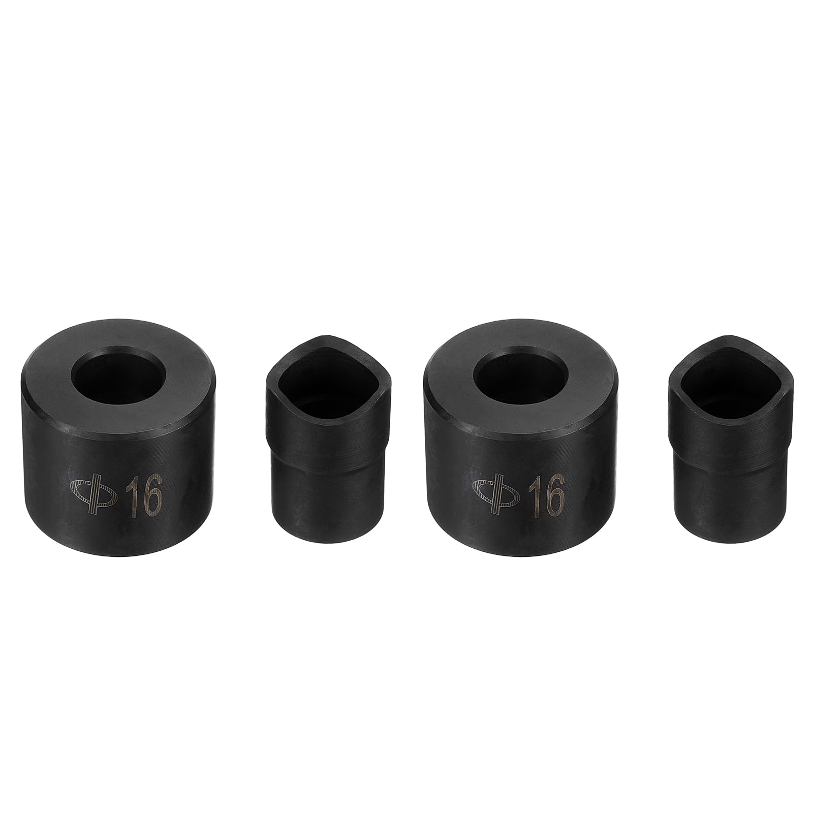 uxcell 2set Conduit Punch and Die 16mm Chrome Steel Manual Knockout Punch Conduit Hole Cutter Set for Hydraulic Knock Out Driver