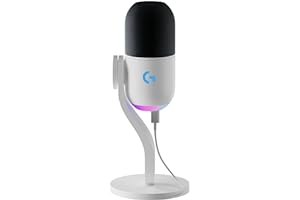 Logitech G Yeti GX Dynamic RGB Gaming Microphone with LIGHTSYNC, USB Mic for Streaming, Supercardioid, USB Plug and Play for 