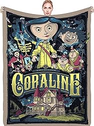 Ksabdfu Coraline Throw Blanket Soft Cozy