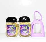 Bath & Body Works – Aromatherapy - Eucalyptus Tea - Set of (2) PocketBac Anti-bacterial Hand Gels & (1) PocketBac Holder