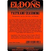 Eldon's Pastrami Seasoning Brine Rub and Cure Kit - Seasons 40 lbs of Dried Meat