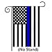 Thin Blue Line American 12 x 18 Inch Garden Flag Police Flag American Flag