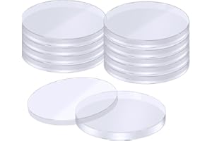 BIPEE Plastic Petri Dishes with Lids,Mold Testing kit，Mycology Supplies agar Plates- Perfect for Cell Culture and Microbiology Experiments(150 x 15mm,Pack of 10)