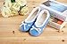 LA PLAGE Women's Cozy Soft Satin Classic Ballerina Slippers