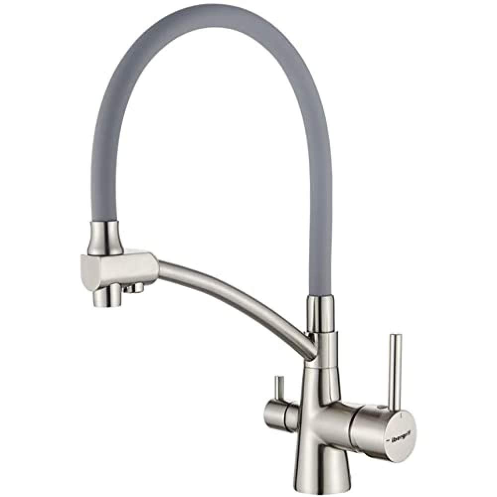 Ibergrif-Griferia-para-Fregadero-de-Cocina-Osmosis-con-Cano-Flexible-y-Doble-Mango-Pulverizador-3-en-1-para