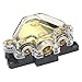 Elecer Power Distribution Block, Auto Car Audio Amplifier 1 in 3 Ways 0/2/4 Gauge in 4/8 Gauge Out Fuse Holder Circuit Protector Distribution Connecting Blocks (3 Way) primary