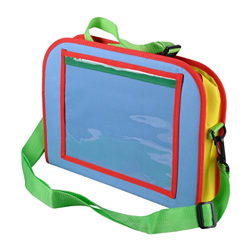Kids Backseat Car Organizer, AutoEC Kids Travel Tray Holds Crayons Markers an iPad Kindle or Other Tablet, Great for Road Trips and Travel used as a Lap Tray Writing Surface