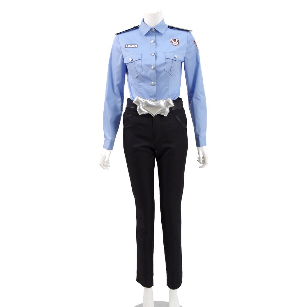 Xiao Maomi Womens Officer Cosplay Costume Policewoman Full Set