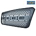EAG Front Replacement Grille Upper Full Black Grill Fit for 04-08 Ford F-150
