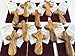 Holy Land Imports 10 Olive Wood Holding Crosses Comes with Velvet Bag & Certificate