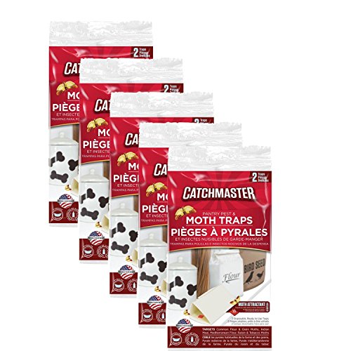 Catchmaster 812SD Pantry Pest Traps, 5 Pack of 2 (10 Traps Total)