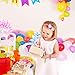 Unicorn Hair Ties Bracelet, 80Pcs, Party Favors Birthday Gifts Supplies, Elastic Ponytail Holders Decorations for Girl and Children