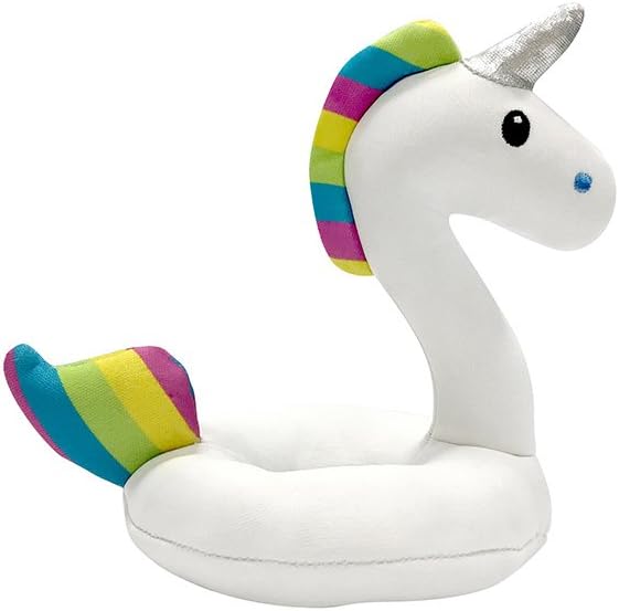 FOUFIT Pool Floaties Freeze 'n' Float Dog Toy, 4.5", Unicorn