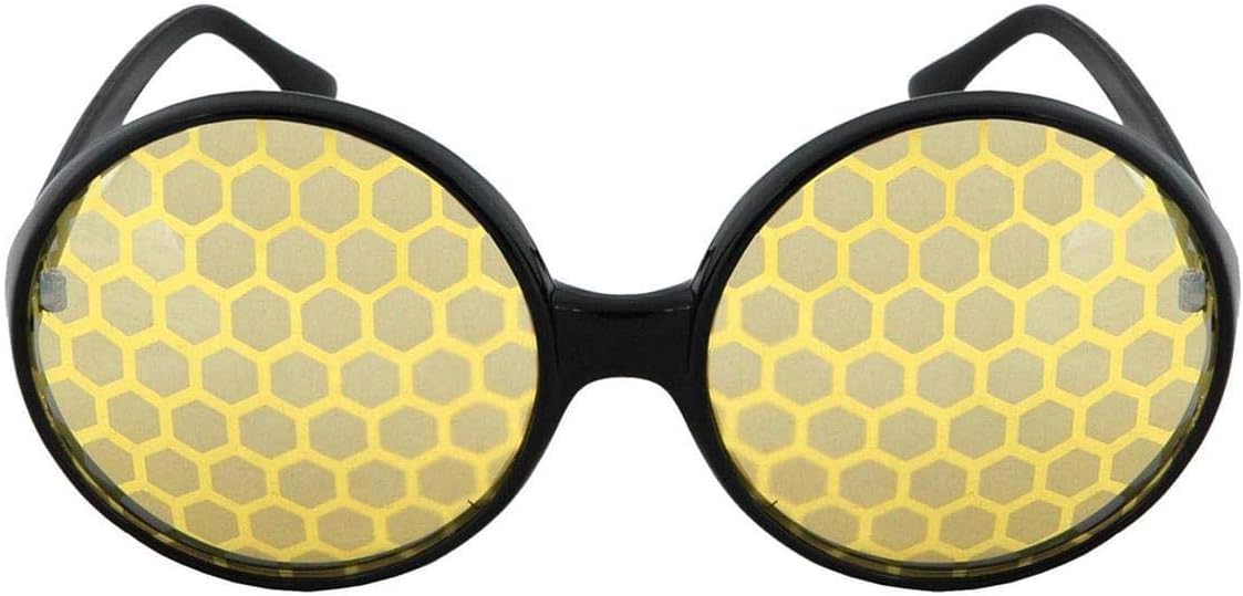 Bug Costume Glasses Yellow For Adults Men and Women by elope