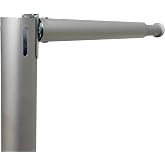 Hecis Slip-On Drape Support for Background Stand, Adjustable 10-18 Inch Crossbar for Pipe and Drape Double Backdrop Frame Kit (2 Pack)