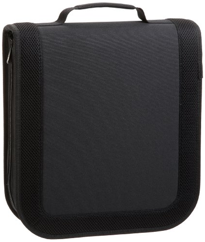 Amazonbasics nylon cd/dvd wallet (128 capacity)