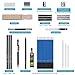 Lugoo 36 Pcs Sketch Drawing Pencil Set with Art Supplies, Peofessional Portable Assorted Charcoal Painting Pencil Art Kit with Case for Beginners & Experts, Kids & Adults