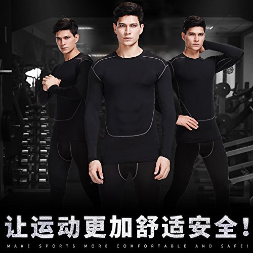 image for ariella Men's Compression Quick Dry Gear Baselayer Sets Running Joggin