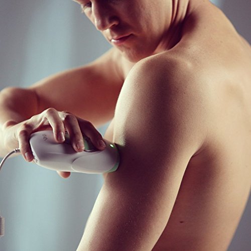 Sensilight Mini50 Permanent Hair Removal Device 50,000 Flashes - Specially For Men. A Home Machine, Using IPL Technology. Great Body And Facial Hair Remover. Can Be Used On The Leg, Back,Chest, Neck - Thumbnail 4