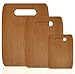 Chef Essential Bamboo 3 Piece Cutting Board Set
