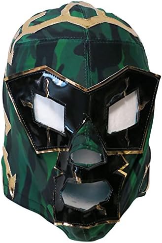 Amazon プロレスマスク 殺人医師 ドクトル ワグナー ジュニア セミプロマスク 迷彩グリーン ルチャリブレ プロレス コスプレ 仮装 通販