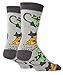 Oooh Yeah Socks ! - Mens Crew - Cats Pajamas, (Sock Size 10-13, Shoe Size 8-13)