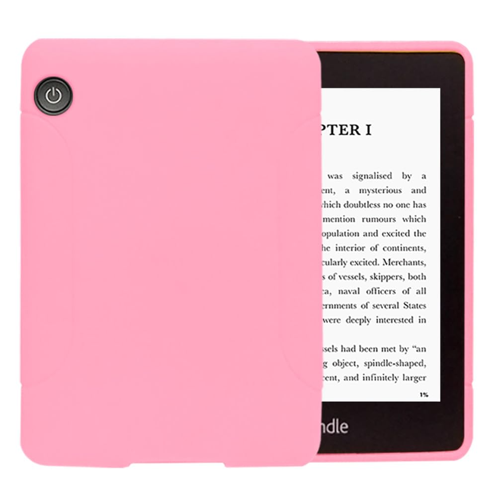 Case for Kindle Voyage (2014) - Slim Fit TPU Gel Protective Cover Case for 6" Kindle Voyage (2014 Posted, Model No. NM460Gz) (Pink)