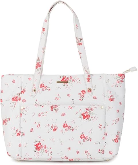 Amazon マーキュリーデュオ トートバッグ Mdb 0070 フラワウ ホワイト トートバッグ