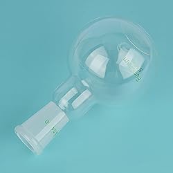 FunChem Single Neck 1 Neck Glass Lab Flat Bottom