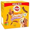 Pedigree Schmackos Mega Pack - Dog treat multipack with beef, lamb and poultry flavours, 5 x (22 Pc / 158 g) = 790 g