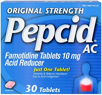 Amazon Com Pepcid Ac Acid Reducer 10 Mg 30ct Health Personal pepcid ac acid reducer 10 mg 30ct