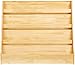 Amazon Basics Single-Sided Wooden Book Display, Natural Pine