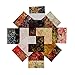 Java Batiks Charm Pack, Set of 40 Precut 5 Inch Batik Squares CC102