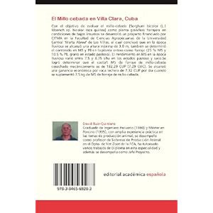 El Millo cebada en Villa Clara, Cuba: Resultados de un  Proyecto CITMA (Spanish Edition)