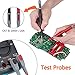 Proster 12 in 1 Multimeter Probe Test Lead Kit with Alligator Clips Replaceable Automotive Multimeter Leads Clamp Meter Leads Electronic Multimeter Test Leads