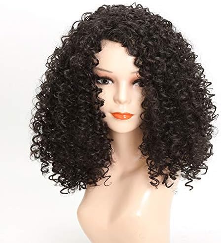 Synthetic Curly Wigs for Black Women Short Full Wigs Female African Wigs