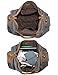 Kattee Rolling Duffle Bag with Wheels Canvas Travel Luggage Duffel Bag 50L (Light Gray)