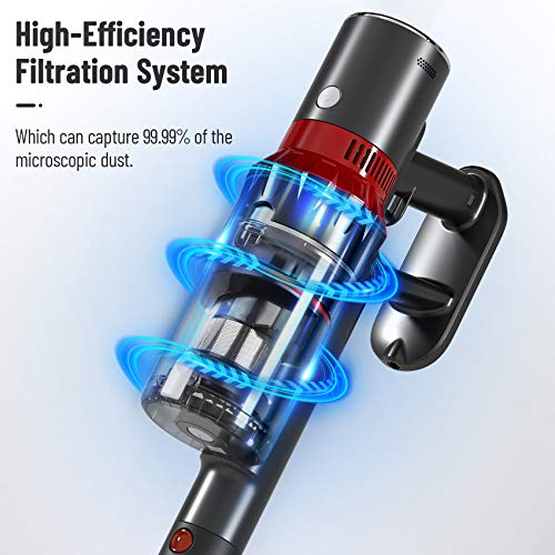 Micol Cordless Vacuum Cleaner, 27Kpa Powerful Suction 4 in 1 Stick