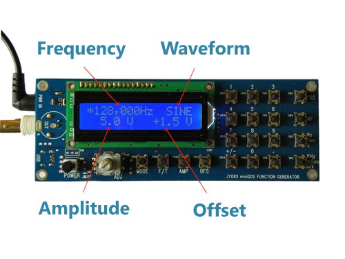 JYETech 08503 - Portable Digital Function Generator/Signal Generator & Servo Controller Complete with Paneled Casing