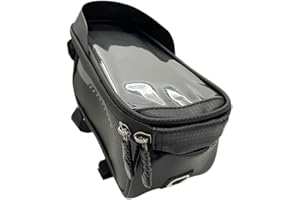 LGXEnzhuo Bike Frame Bag Bicycle Top Tube Phone Bag Cycling Accessories Pouch 0.3mm Transparent Touch Screen Film for Travel Riding