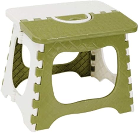 Zr Chaise De Camping Portable Petit Banc Pliant Tabouret En Plastique Epais Pour Adultes Couleur Vert Amazon Fr Cuisine Maison