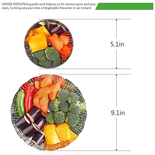 Vegetable Steamer Basket for Food Seafood Cooking