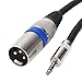 Tisino Balanced 3.5mm 1/8 Inch TRS Stereo to XLR Male Interconnect Audio Cable - 10 Feet