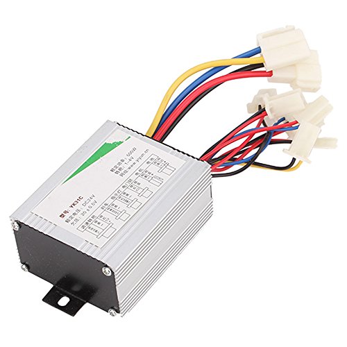 RDEXP Aluminium Motor Brush Speed Controller for 350W-500W Electric Bike Bicycle Scooter 24V