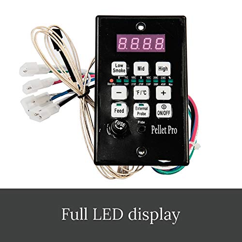 Pellet Pro Complete Upgrade Kit With PID Controller Compatible With