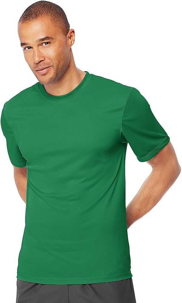 Hanes Sport Men's Heathered Performance T-Shirt at  Men’s Clothing store
