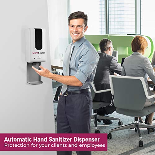 DermSource Touchless Hand Sanitizer Dispenser | Wall Mount Sanitizing Station with Drip Catcher, and Refillable Bottle… - Image 5