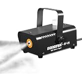 BORGOVA 400W Compact Fog Machine Auto Mode Small Smoke Maker | Iron Aluminum Build, 5x5x5 Inch Small Size, 6-10ft Fog Range, Quick Warm-Up for Halloween Photo Party