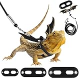 Pawaboo Adjustable Bearded Dragon Harness and