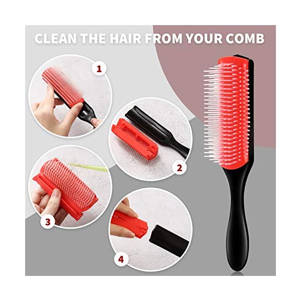 9-Row-Styling-Hairbrush-Cushion-Brush-Nylon-Bristle-with-Anti-static-Rubber-Pad-Hair-Tools-for-Blow-Drying-Hair-Styling-Detangling-Volumizing-Separating-Shaping-Defining-Curls-75-Inch-Long Patelai 9-Row Styling Hairbrush Cushion Brush Nylon Bristle with Anti-static Rubber Pad, Hair Styling Tools for Blow…